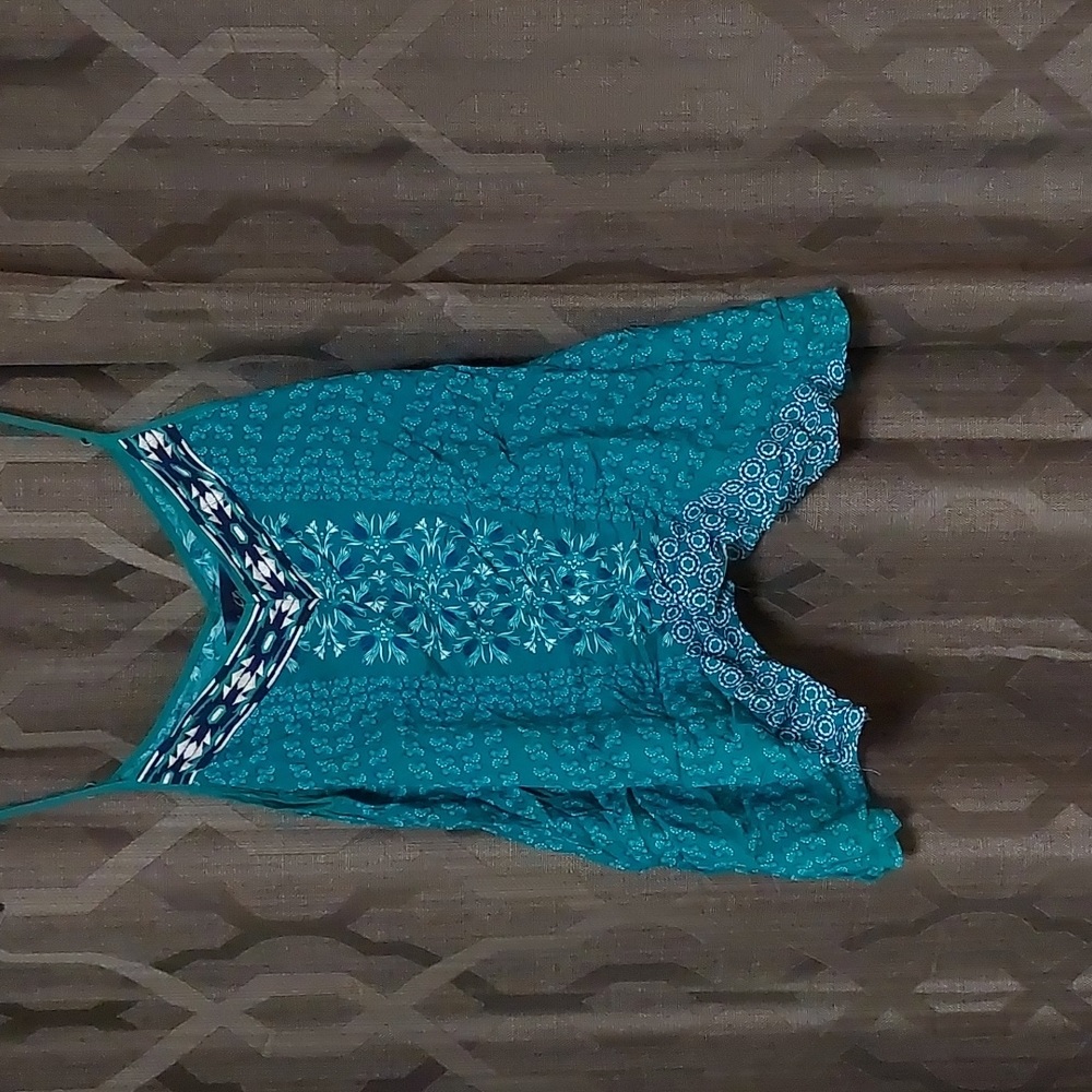 Teal tank top